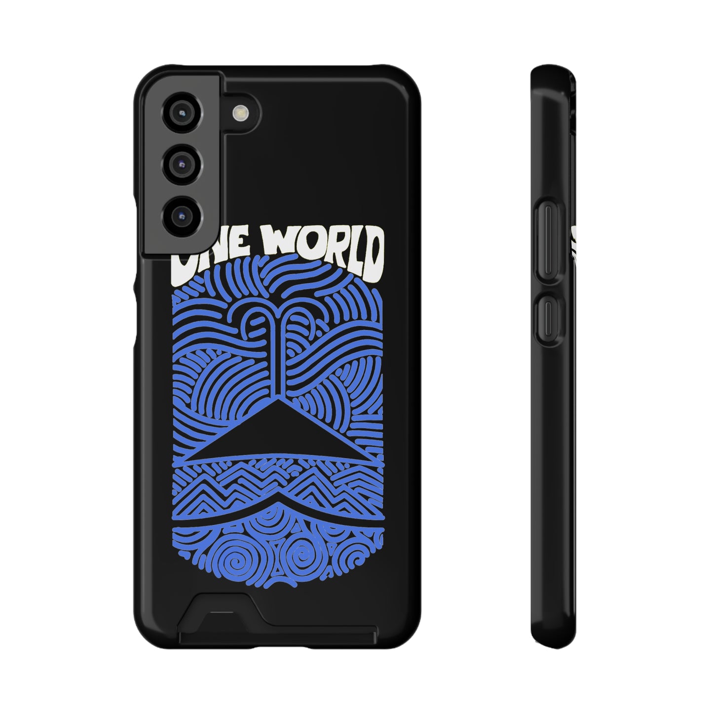 One World Phone Case With Card Holder