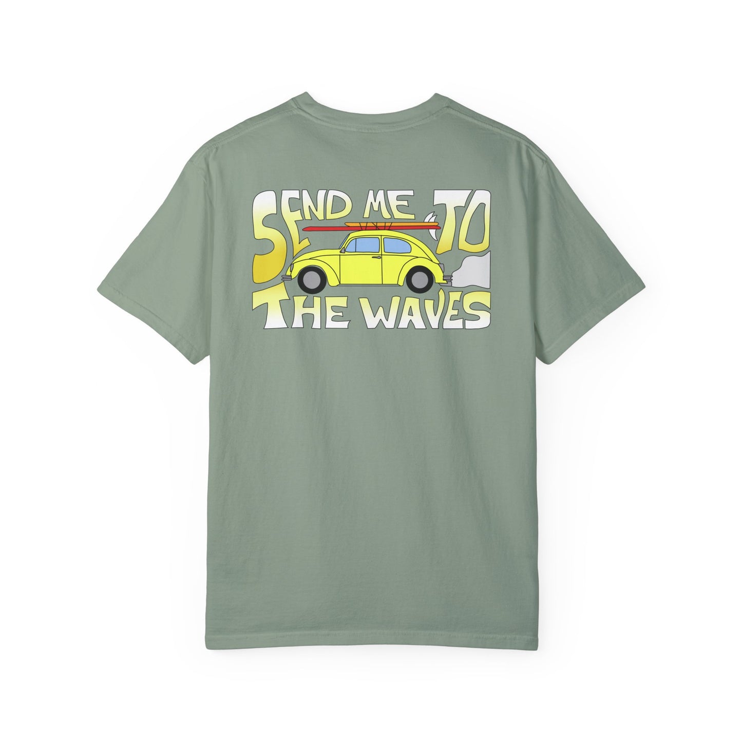 Send Me to the Waves Light Graphic Unisex T-shirt - Hi Co.