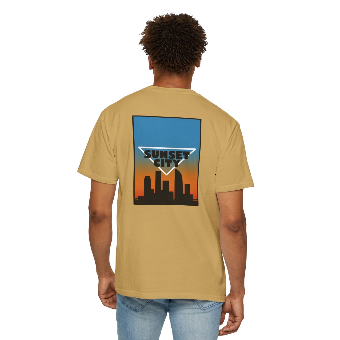 Skyline Sunset City Unisex T-shirt - Hi Co.