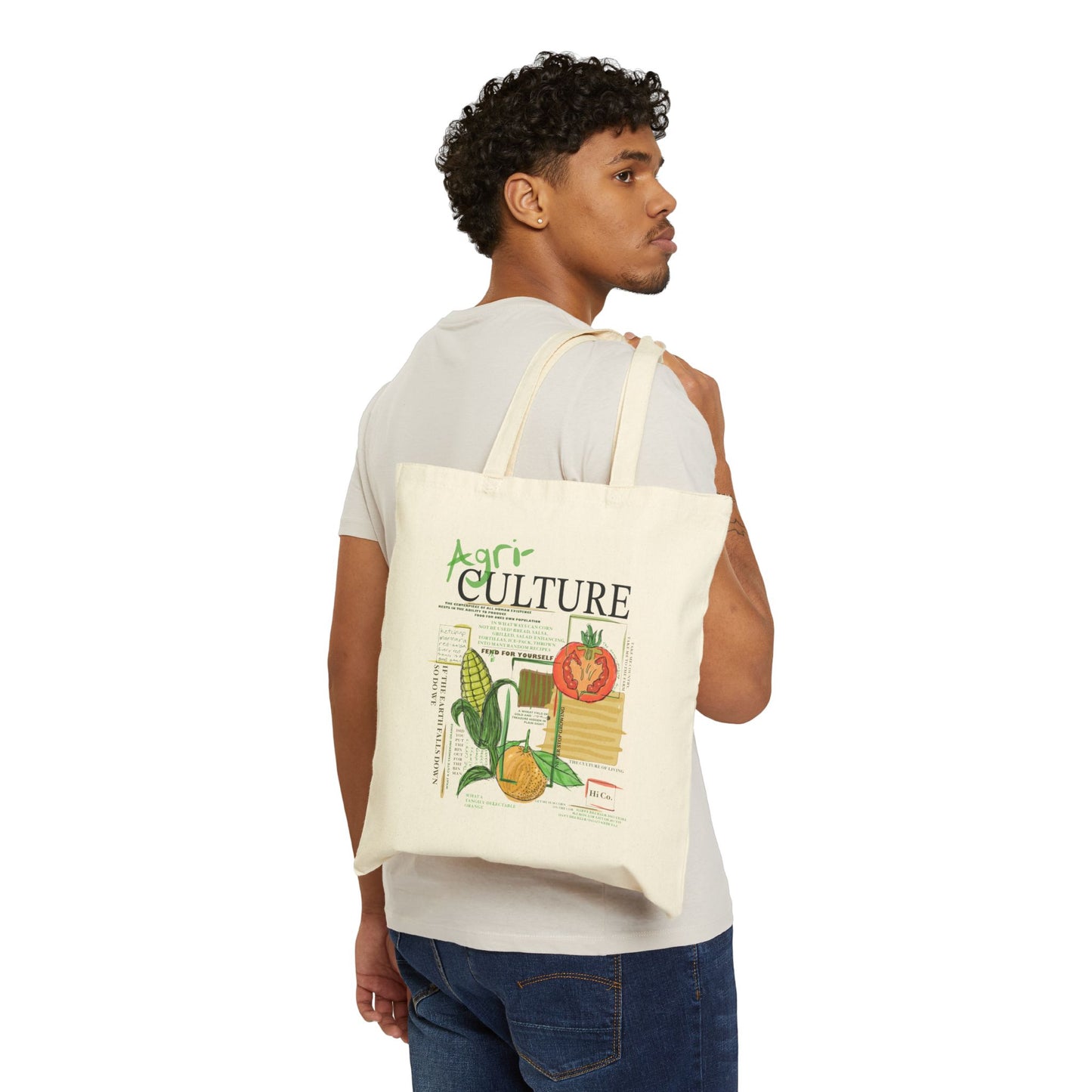 Agri-culture Cotton Canvas Tote Bag