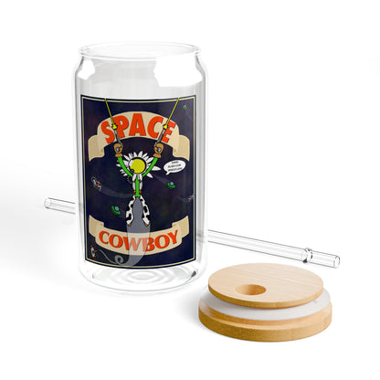 Space Cowboy Sipper Glass, 16oz - Hi Co.