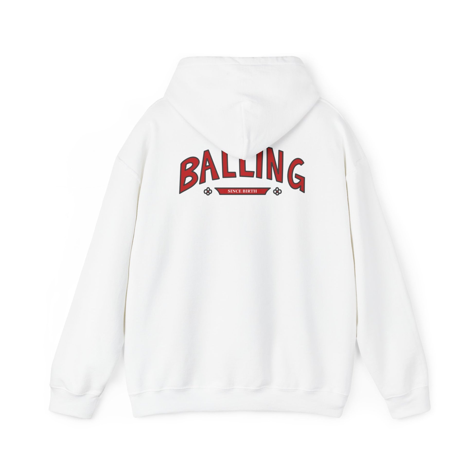 Balling Since Birth Red Unisex Hoodie - Hi Co.