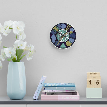 Time Will Tick Crooked Acrylic Wall Clock