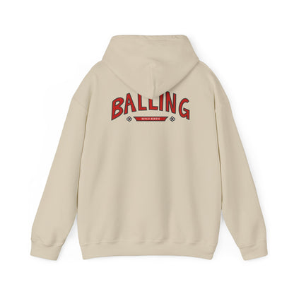 Balling Since Birth Red Unisex Hoodie - Hi Co.