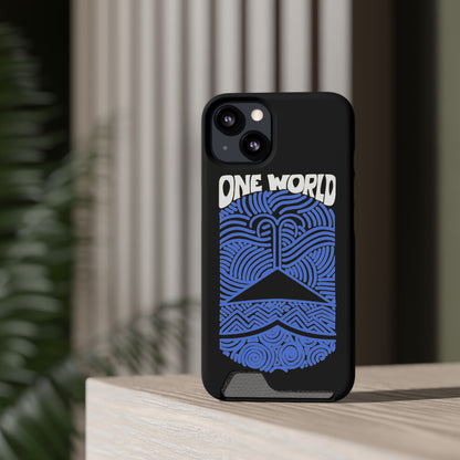 One World Phone Case With Card Holder