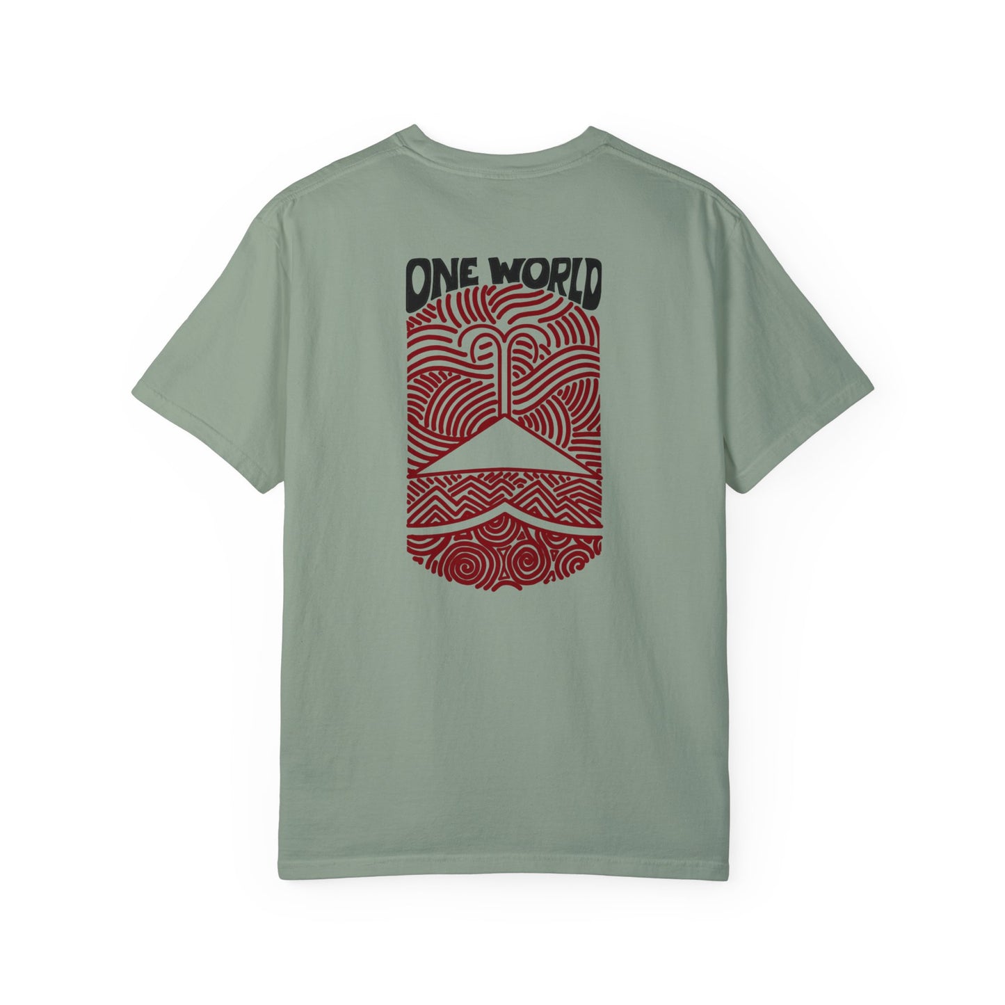 One World Black and Red Unisex T-shirt