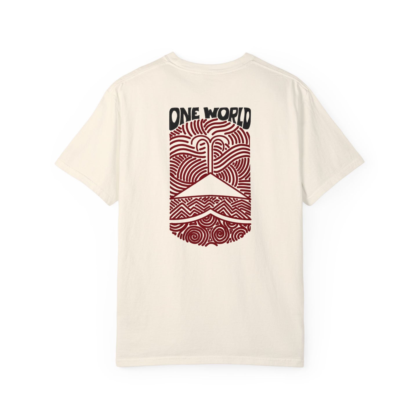 One World Black and Red Unisex T-shirt