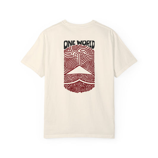 One World Black and Red Unisex T-shirt