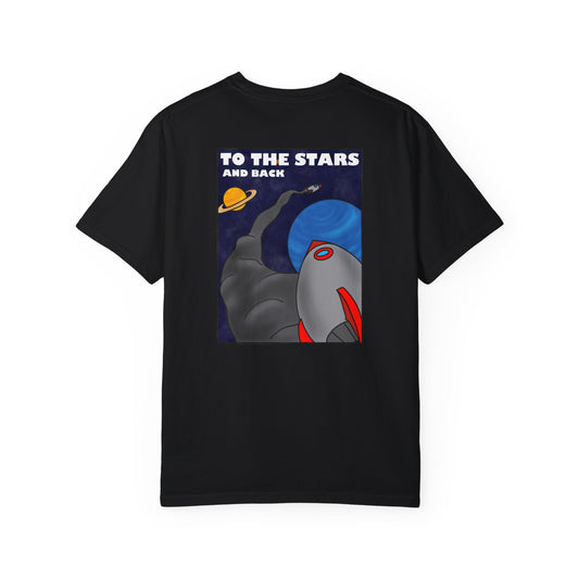 To the stars and back Unisex Garment-Dyed T-shirt - Hi Co.