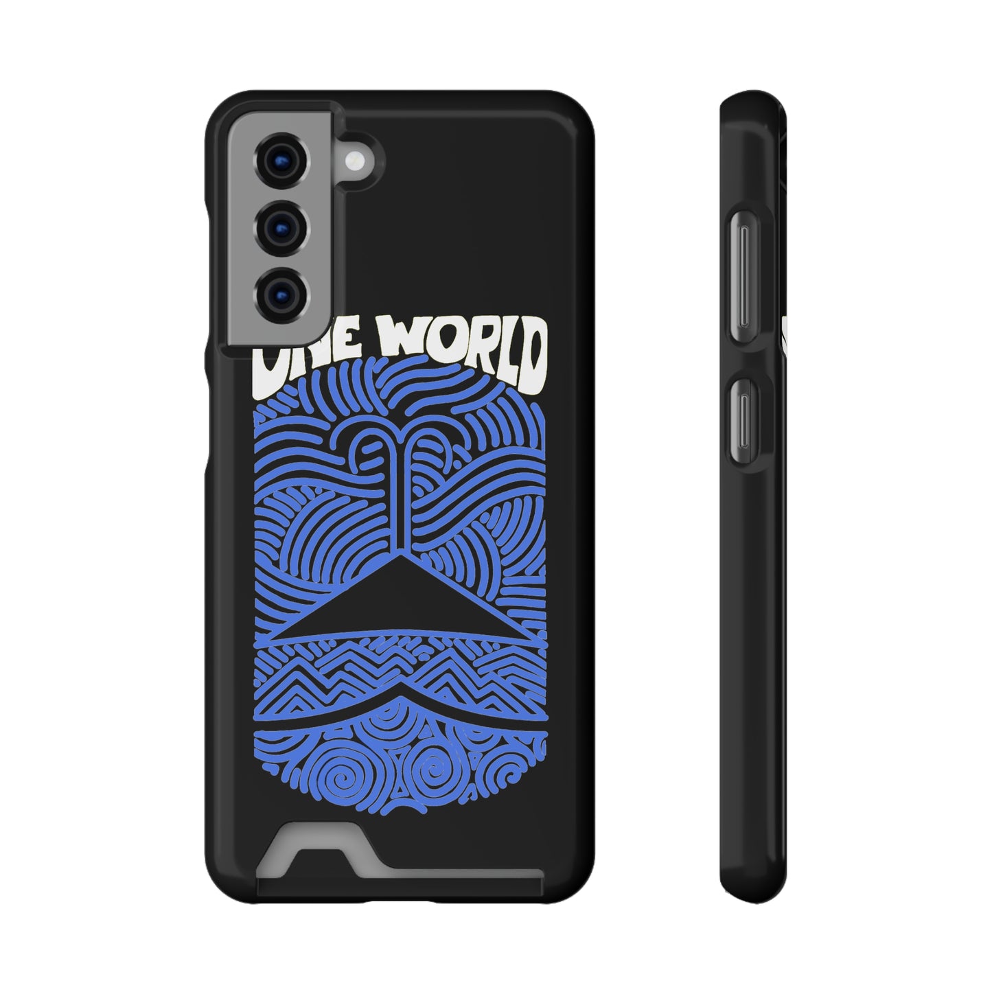 One World Phone Case With Card Holder