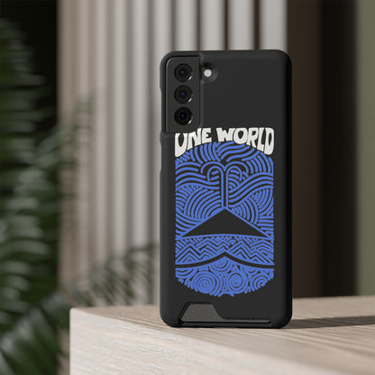 One World Phone Case With Card Holder