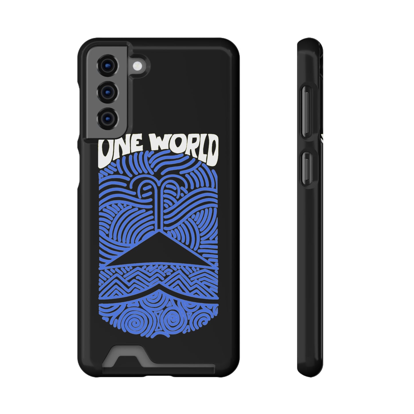 One World Phone Case With Card Holder