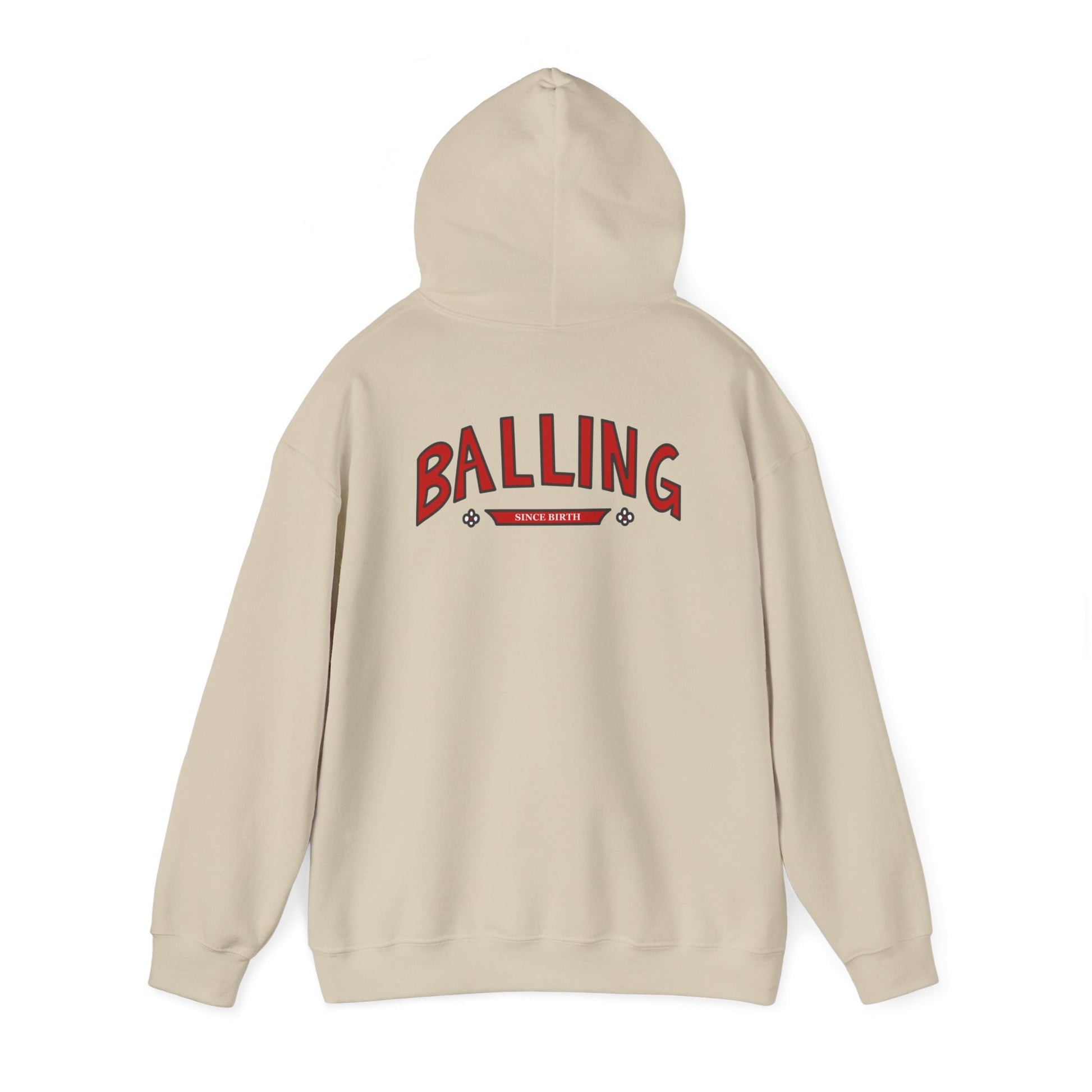 Balling Since Birth Red Unisex Hoodie - Hi Co.