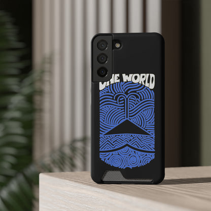 One World Phone Case With Card Holder