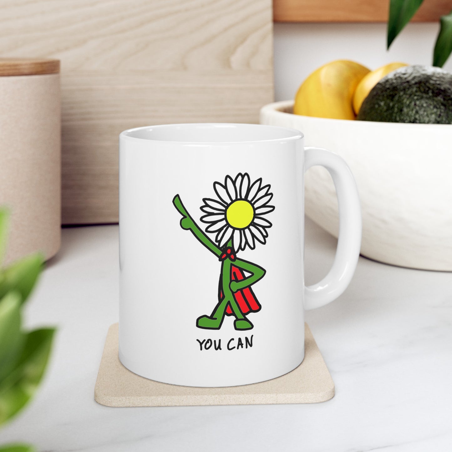 You Can Ceramic Mug, (11oz) - Hi Co.