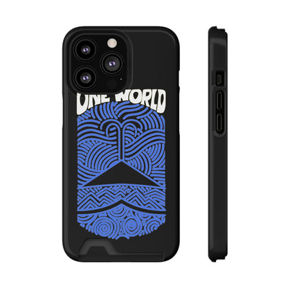 One World Phone Case With Card Holder