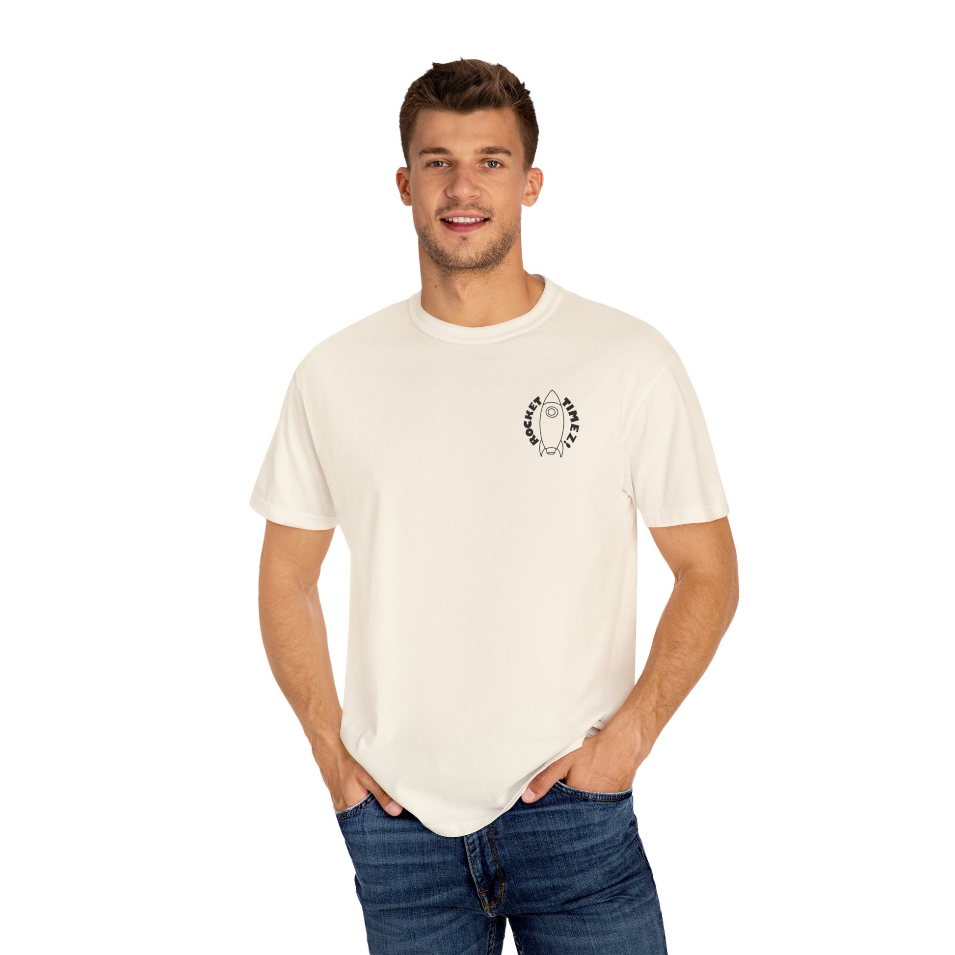 To the stars and back Unisex Garment-Dyed T-shirt - Hi Co.