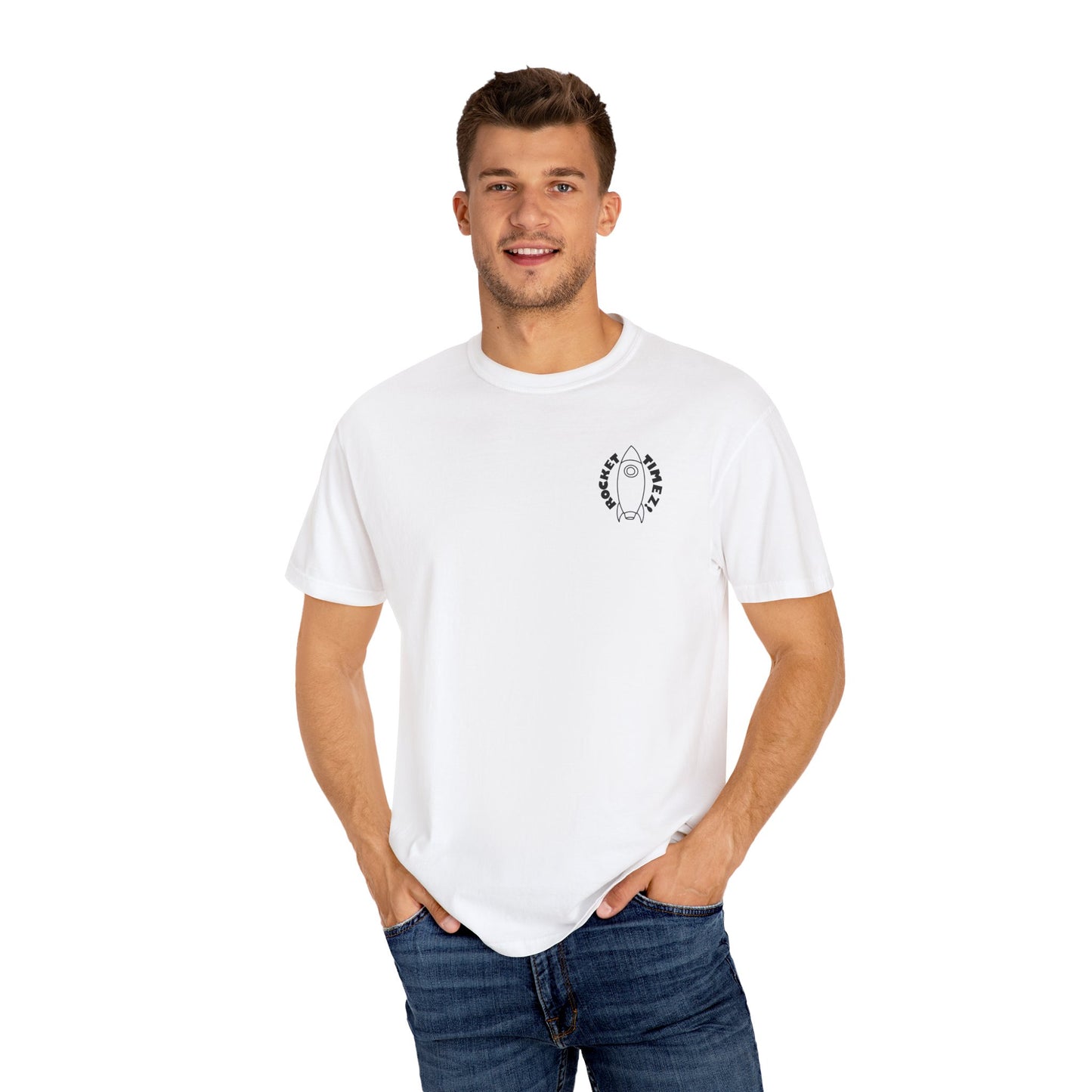 To the stars and back Unisex Garment-Dyed T-shirt - Hi Co.