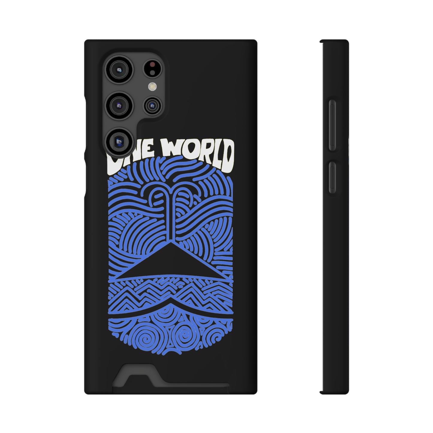 One World Phone Case With Card Holder